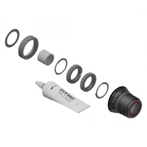 HUB CASS BODY DT UPGRADE KIT 3-PAWL TO RATCHET LN STL 36T XD