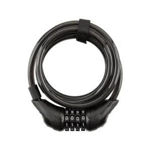 LOCK OG CBL 8160 NEON COMBO COIL 6fx10mm w/BRKT BK