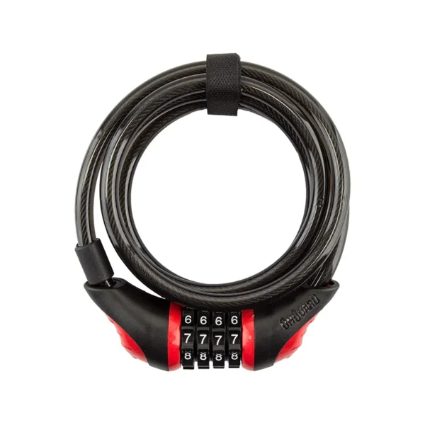 LOCK OG CBL 8160 NEON COMBO COIL 6fx10mm w/BRKT RD