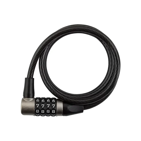LOCK SUNLT PWR SHIELD CBL 8mmx4f COM COIL BK