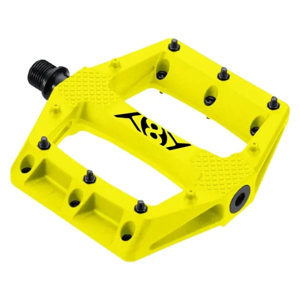PEDALS OR8 STRAPD 9/16 YL