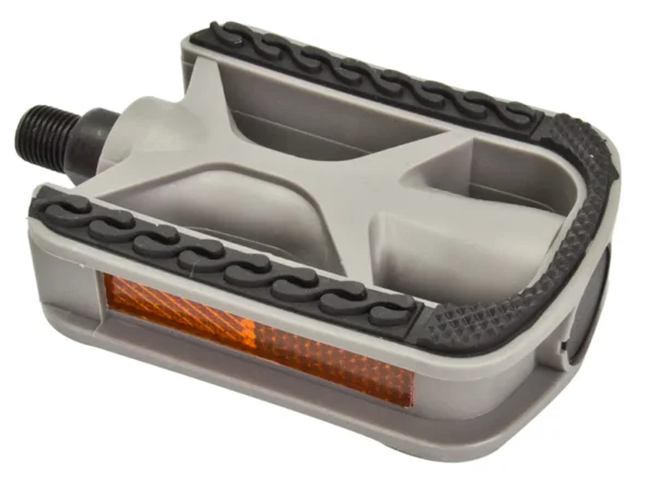 PEDALS SUNLT NON-SLIP GRAY w/RUBBER 1/2