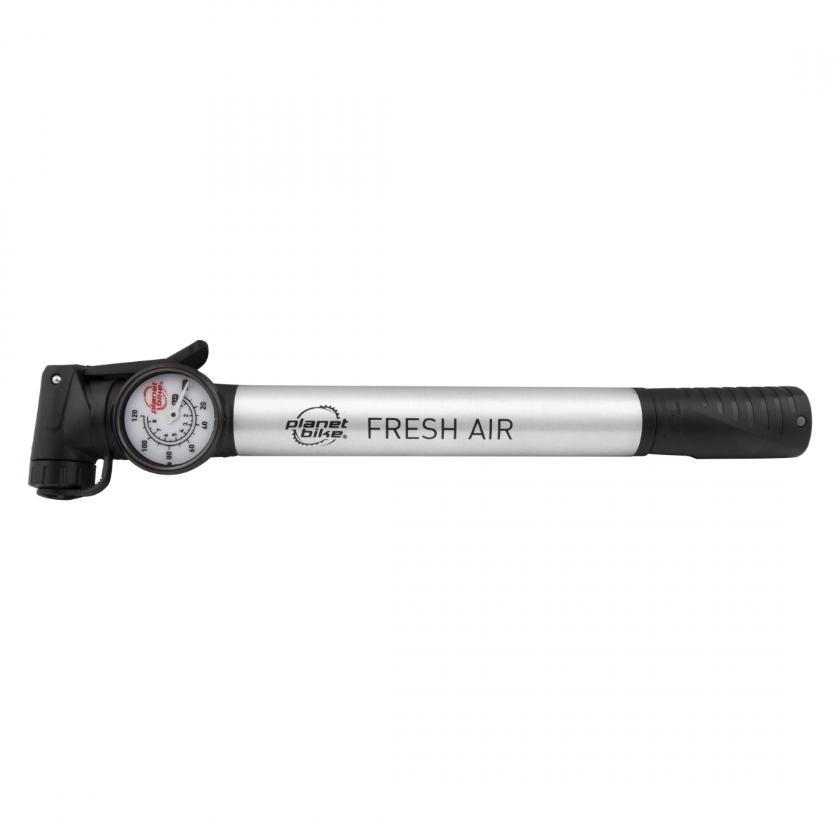 PUMP PB MINI FRESH AIR w/GAUGE SL/BK