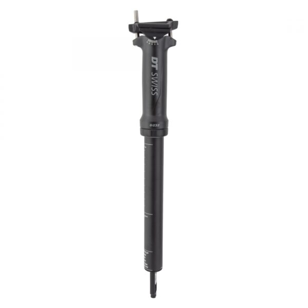 SEATPOST DT D232 DROPPER 27.2 400/60mm w/L1 REMOTE/CABLES/HOUSING BK