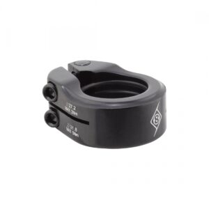 SEATPOST CLAMP OR8 CLAMPDOWN DBL 31.8/27.2 BK