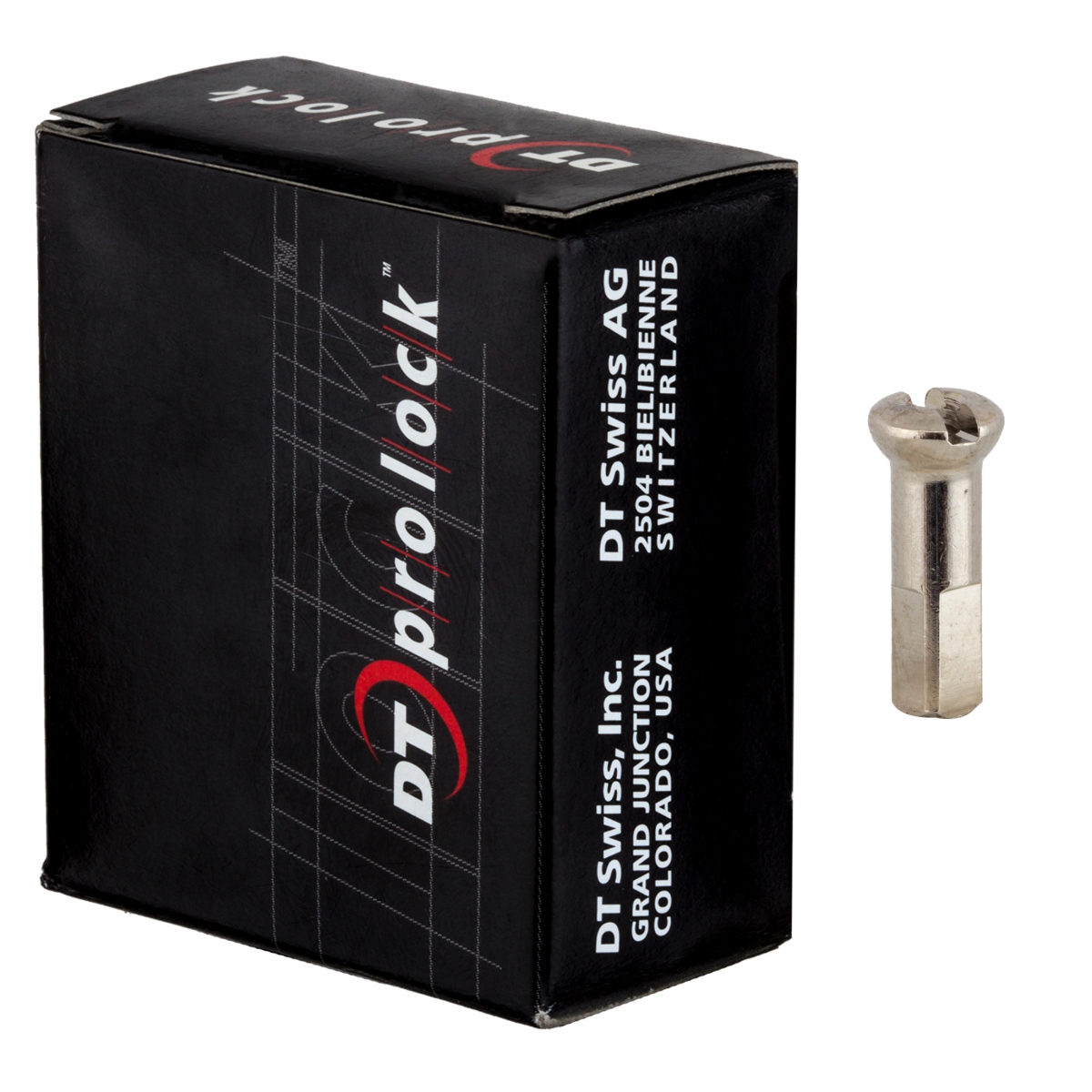 SPOKE NIPPLE DT BRASS 2.0x14mm PROLOCK/PROHEAD SL BXof100