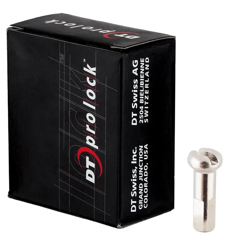 SPOKE NIPPLE DT BRASS 2.0x14mm PROLOCK SL BXof100