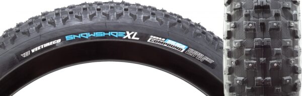 TIRE VEE SNOWSHOE XL 26x4.8 BK FOLD SILCA STUD