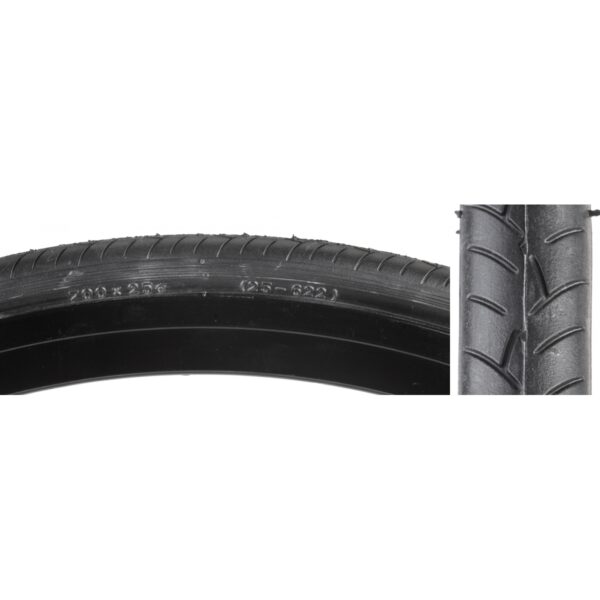 TIRE VEE SMOOTH 700x25 BK WIRE