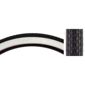 TIRE SUNLT 26x1-3/4 S7 BK/WH STREET K75 WIRE
