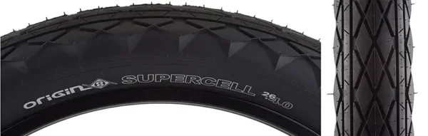 TIRE OR8 SUPERCELL 26x4.0 WIRE BK/BK