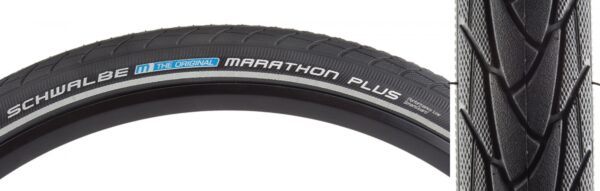 TIRE SWB MARATHON PLUS 700x25 PERF TWIN SM-GUARD BK/BK/REF ENDURANCE E25 WIRE
