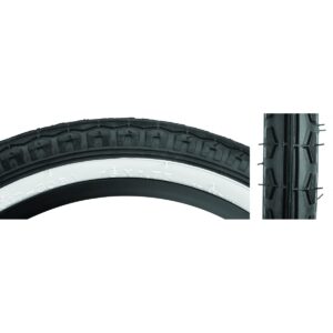 TIRE SUNLT 16x1.75 BK/WH STREET K123 WIRE