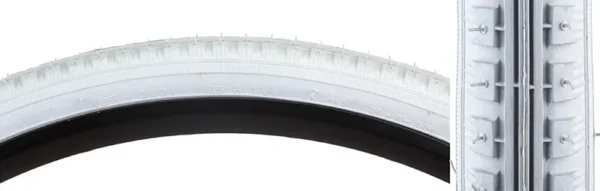 TIRE WHL CHAIR 26x1-3/8 GY WIRE