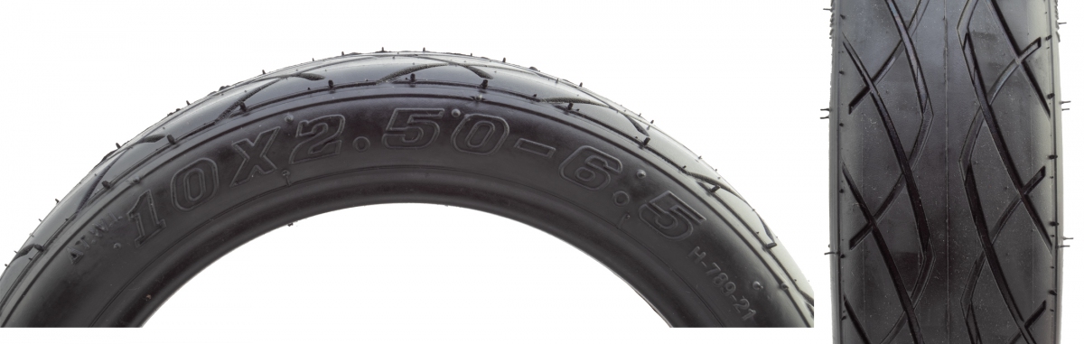 TIRE SUNLT UTILIT SCOOTER 10x2.5 (60/70-6.5)BK/BK H789