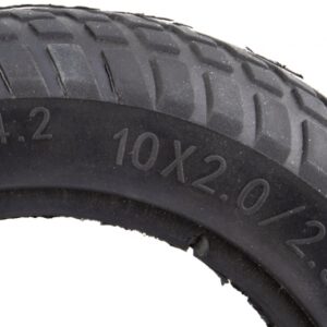 TIRE SUNLT UTILIT 10x2 SOLID FLATFREE BK WIRE