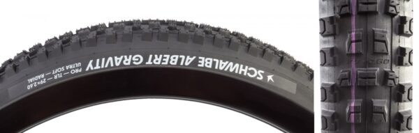 TIRE SWB ALBERT 29x2.6 EVO GRAVITY PRO RADIAL BK/BSK ADDIX U-SOFT TLR E50 FOLD