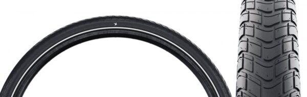 TIRE SWB MOTION BIG APPLE 700x60 (28x2.35) PERF R-GUARD BK/BSK/REF ADDIX GRN E25 WIRE