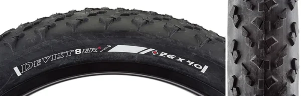 TIRE OR8 DEVST 26x4.0 WIRE BELT BK/BK