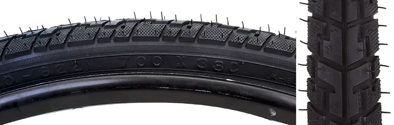 TIRE SUNLT 700x38 BK/BK NIMBUS K830 WIRE