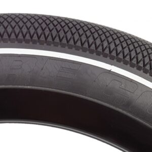 TIRE SUNLT 26x3.5 BK/BK WIRE WH-STRIPE BAJA