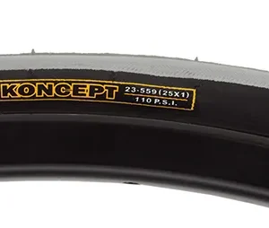 TIRE KEN KONCEPT 25x1 GY/BK WIRE 23-559 110psi K191