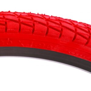 TIRE SUNLT 20x1.95 RD/RD KONTACT K841 WIRE