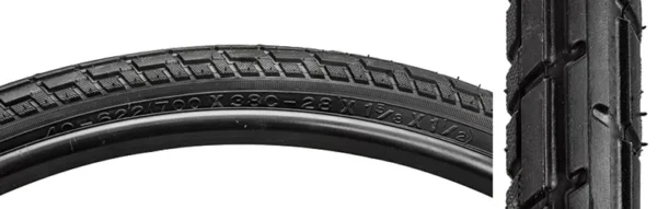 TIRE SUNLT 700x38 BK/BK HYBRID K189 WIRE