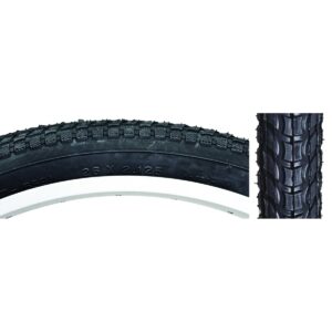TIRE SUNLT 26x2.125 BK/BK CRUISER K927w/SUN LOGO KOMFORT WIRE
