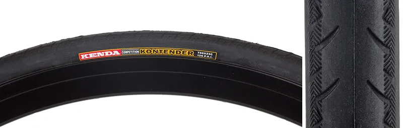 TIRE SUNLT 700x23 BK/BSK RD 100lb K196 WIRE