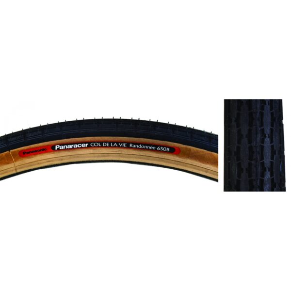 TIRE PAN RANDONNEE 26x1-1/2 650B 27.5 WIRE BK/YSK