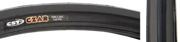 TIRE CSTP CZAR 650Cx23 BK/BK 120lb WIRE