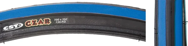 TIRE CSTP CZAR 650Cx23 BK/BU 120lb WIRE