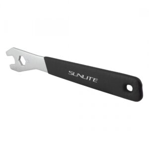 TOOL PEDAL WRENCH SUNLT SLIM 15mm w/16mm-BOXEND BK/SL
