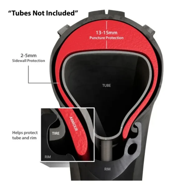 TIRE LINER TANNUS ARMOUR INSERT 20x4.0-4.8