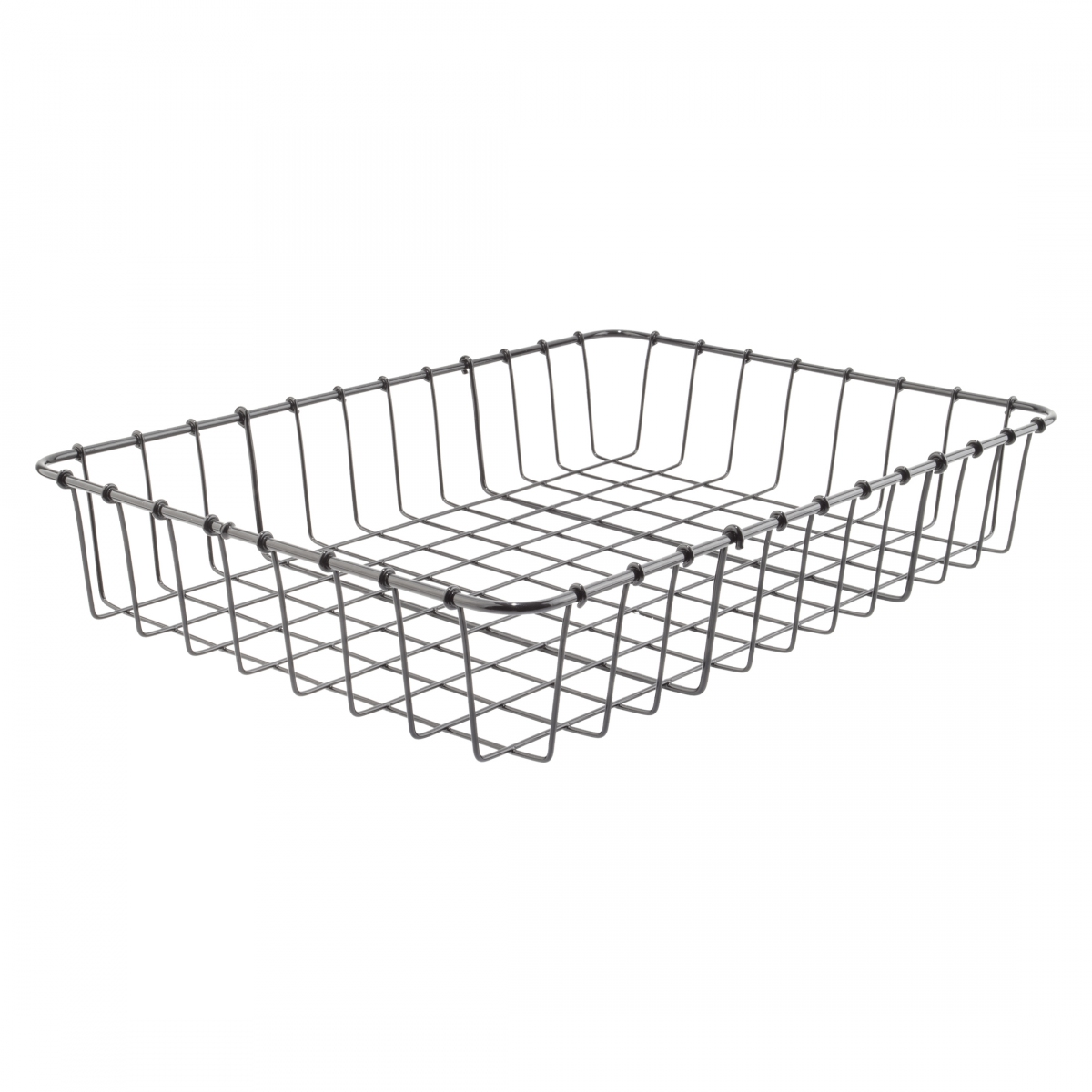 BASKET WALD #42 CURLED HALF-HEIGHT 17x12x3 NO/HDWR BK