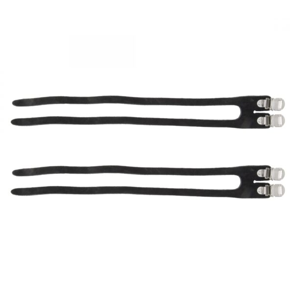 TOE STRAPS EXUSTAR TRACK DBL LEATHER BKf/E-PR107TK PEDALS