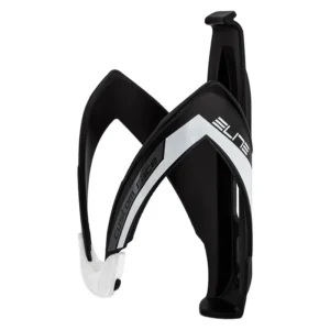 BOTTLE CAGE ELITE CUSTOM RACE MAT BK/WHTLETTERS