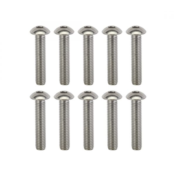 HARDWARE BOLTS SUNLT ALLEN SS BUTTON M5x25 BGof10