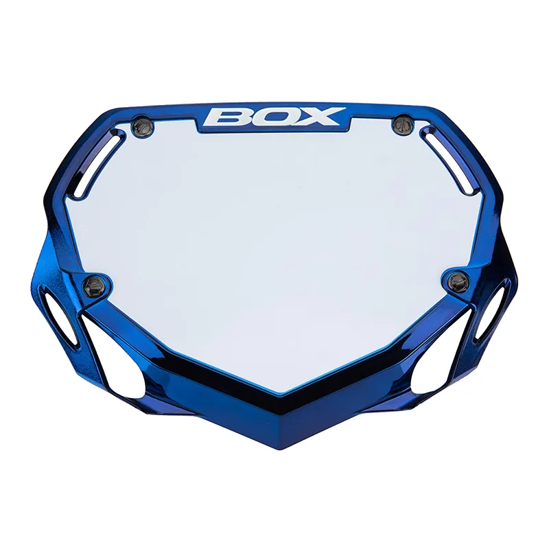 NUMBER PLATE BOX TWO SMALL BU/CP