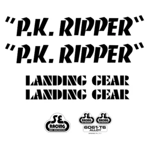 DECAL SE BIKES SET PK RIPPER BK