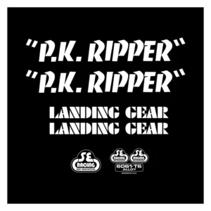 DECAL SE BIKES SET PK RIPPER WH