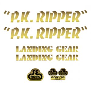 DECAL SE BIKES SET PK RIPPER GD