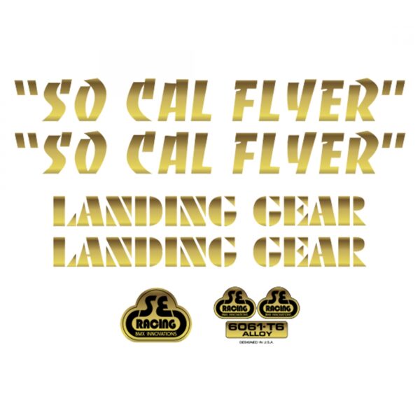 DECAL SE BIKES SET SO CAL FLYER GD