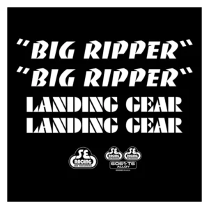 DECAL SE BIKES SET BIG RIPPER WH