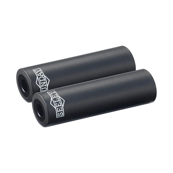 AXLE PEG SUNDAY SEELEY PC 5in FULL ALY w/3/8 ADAPTER BK