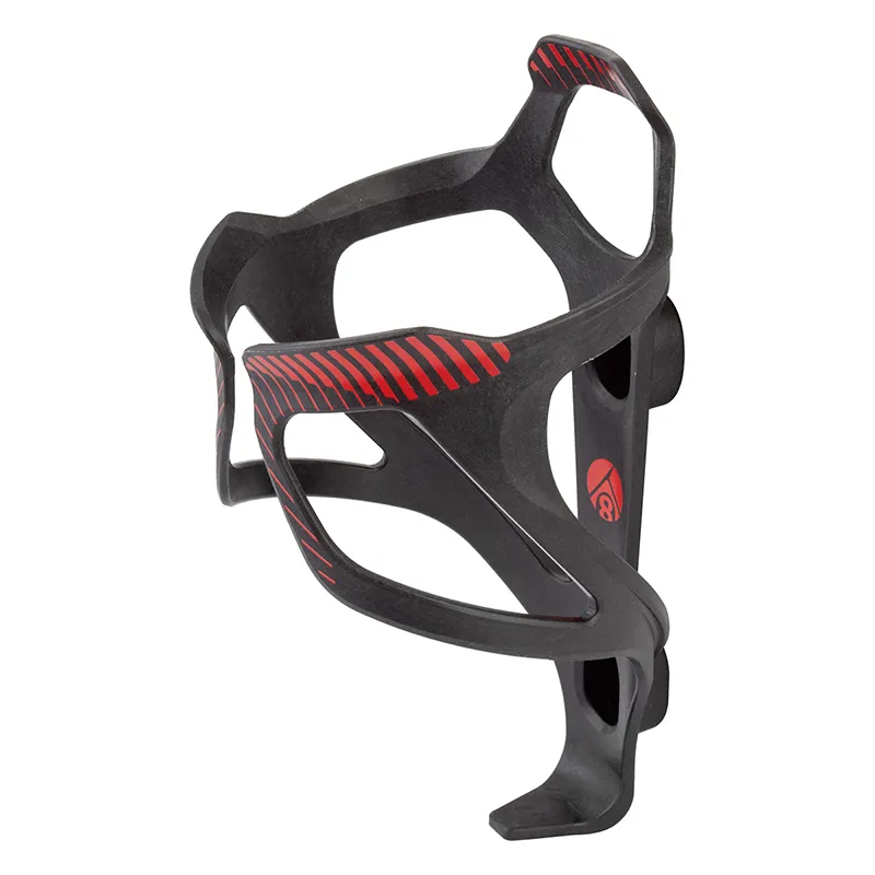 BOTTLE CAGE OR8 CARBON COMPOSITE KLUTCH BK/RD