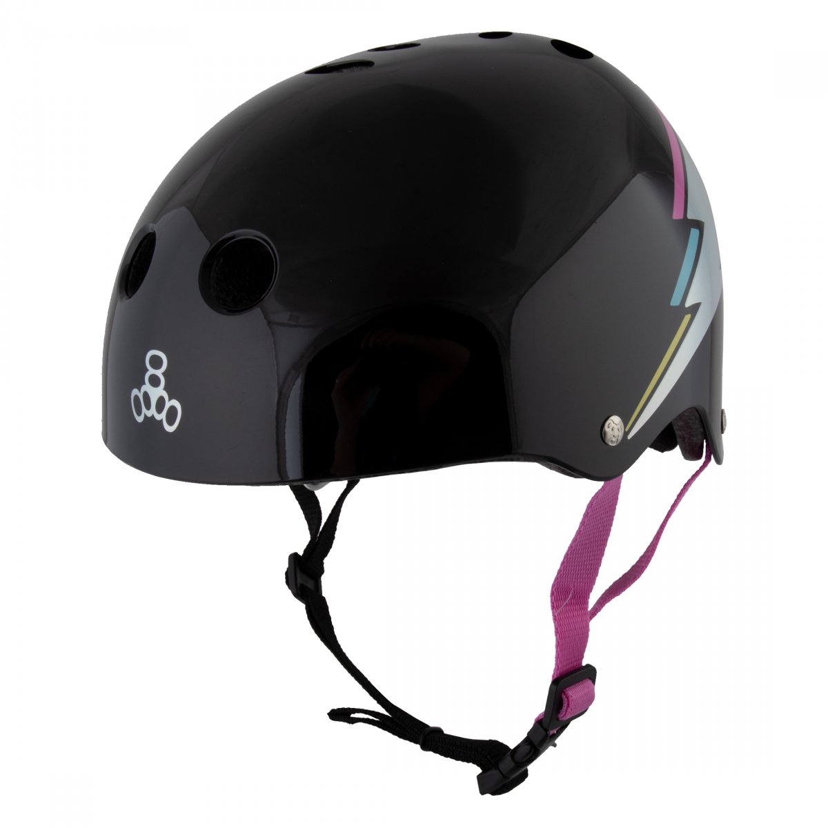 HELMET TRIPLE8 THE CERT SWEATSAVER SM-MD BK-HALO