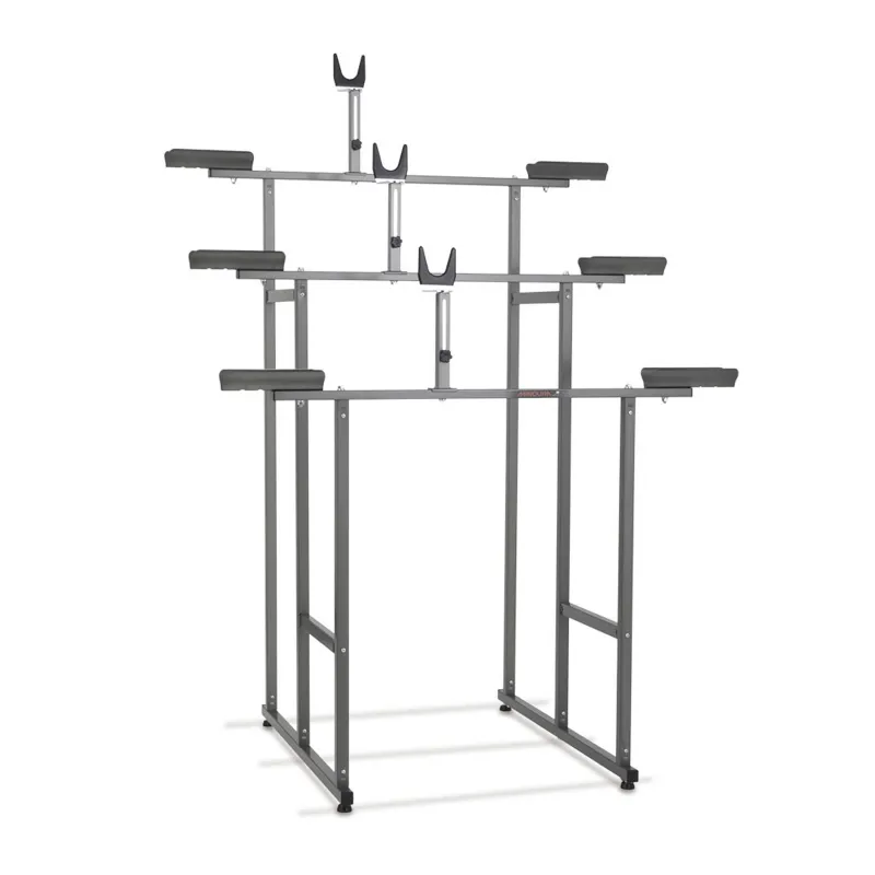 DISPLAY STAND MIN 971-3HU TIER 3-BIKE TALL GY