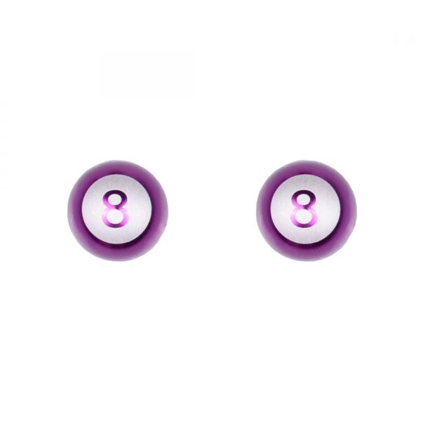 VALVE CAPS TRIKTOPZ 8-BALL PU 1pr/PK